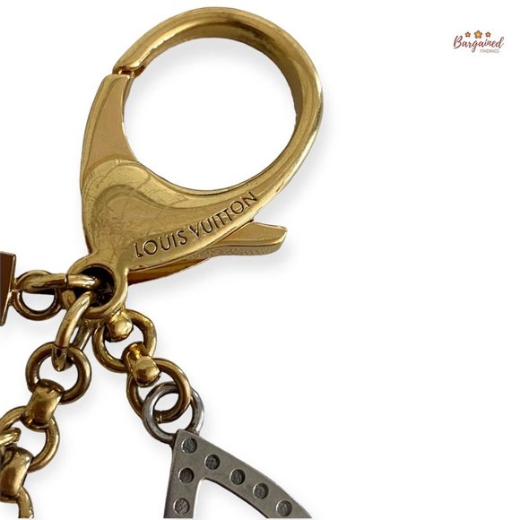 Authentic LOUIS VUITTON Goldtone Tapage Key Holder And Bag Charm - CK 1121 - Picture 5 of 13
